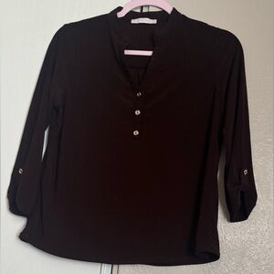 Elegant Black Women's Top